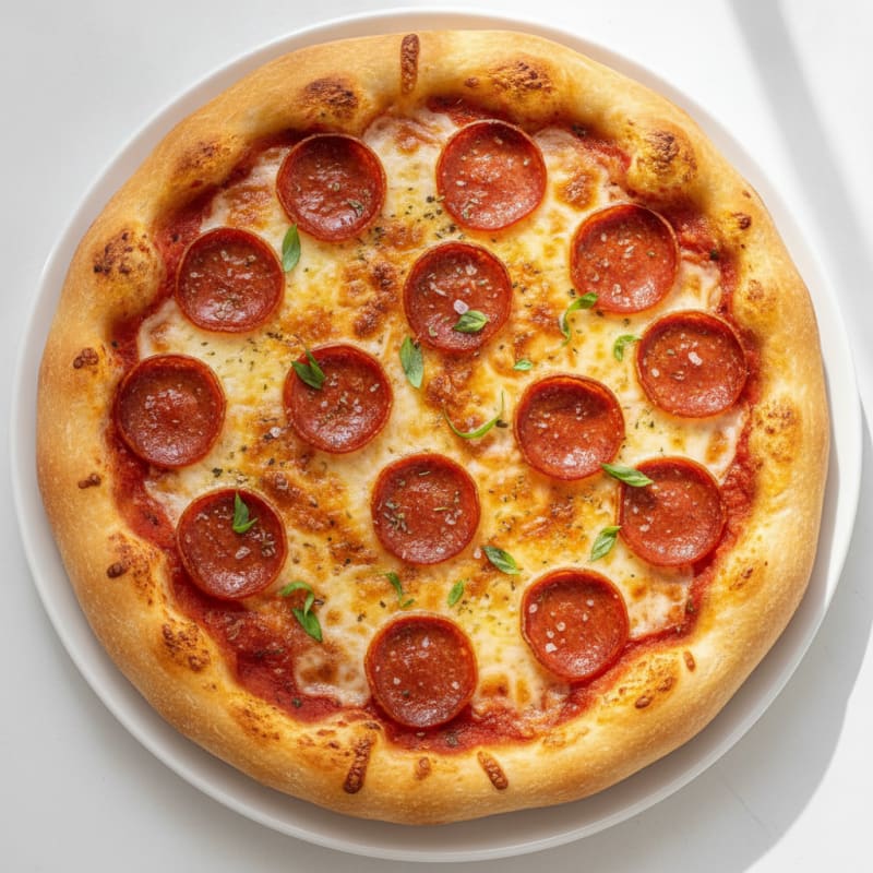 Stuffed Crust Pepperoni Pizza
