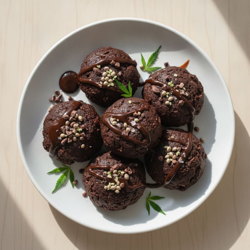 Dark Chocolate Protein Bites