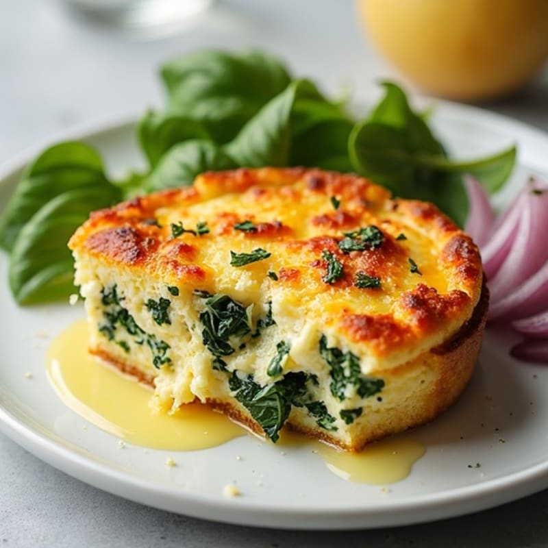 High-Protein Fluffy Cottage Cheese Breakfast Quiche