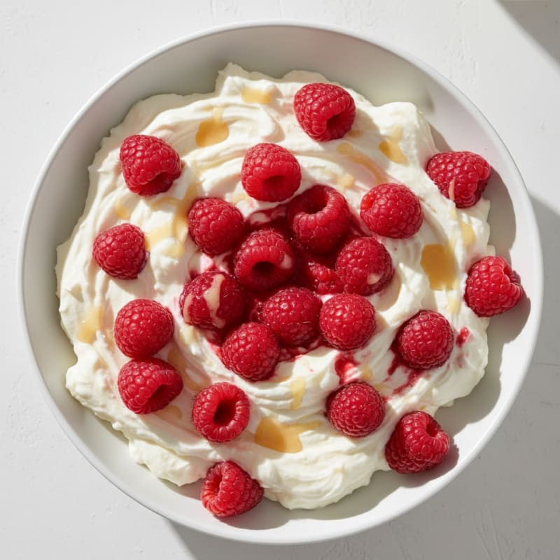 Silky Vanilla Protein Yogurt with Berries