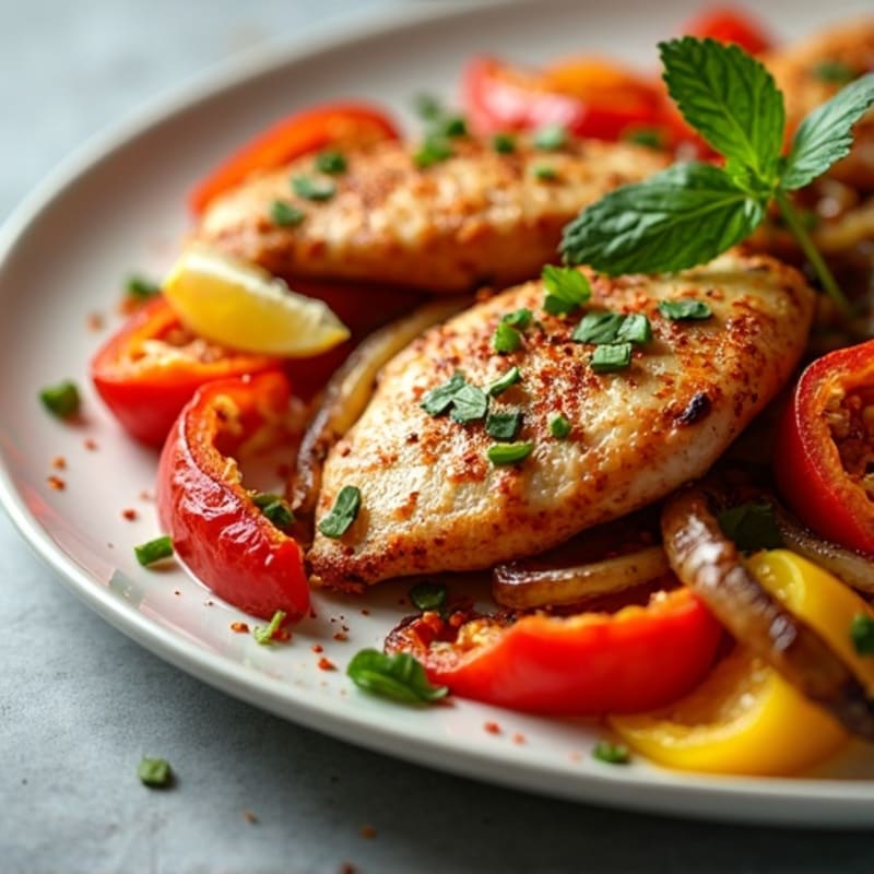 Sheet Pan Chicken Fajitas