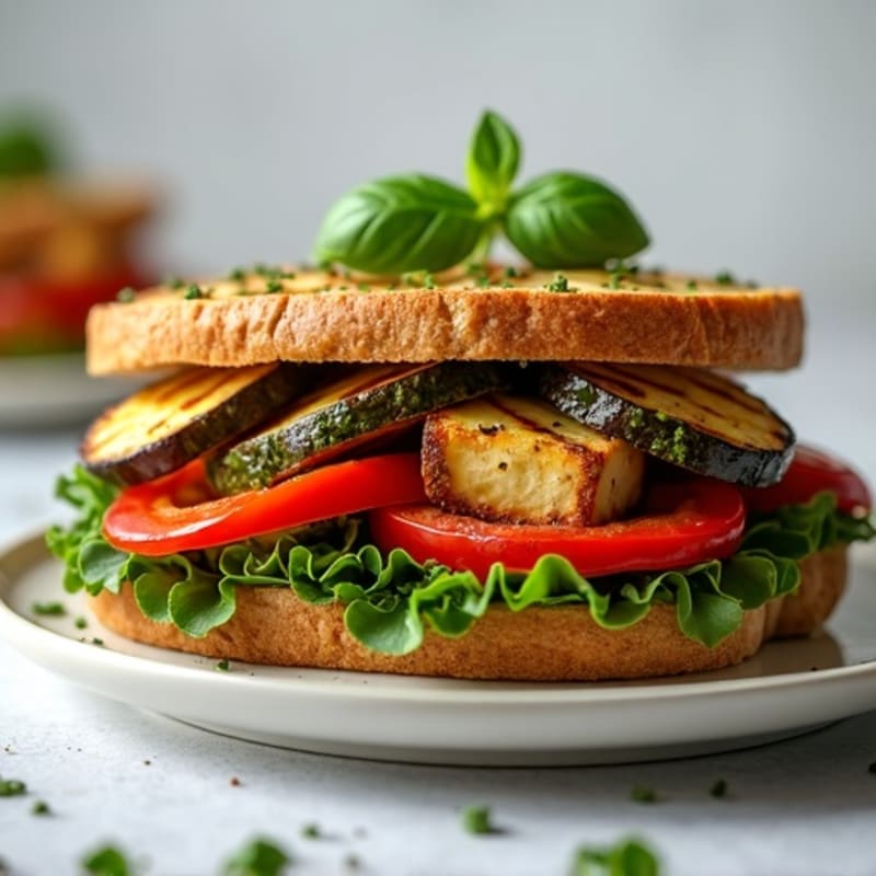Hearty Grilled Vegetable Sandwich