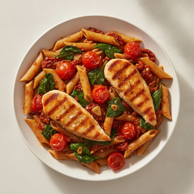 Sun-Dried Tomato Pesto Chicken Pasta