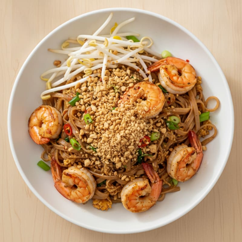 Shrimp Pad Thai Noodles