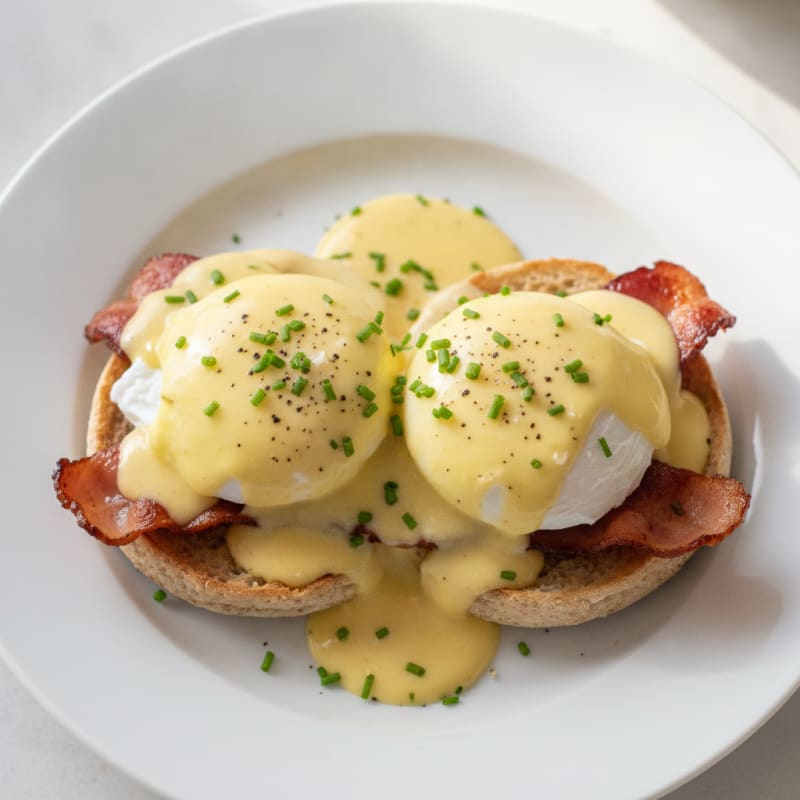Classic Eggs Benedict with Hollandaise