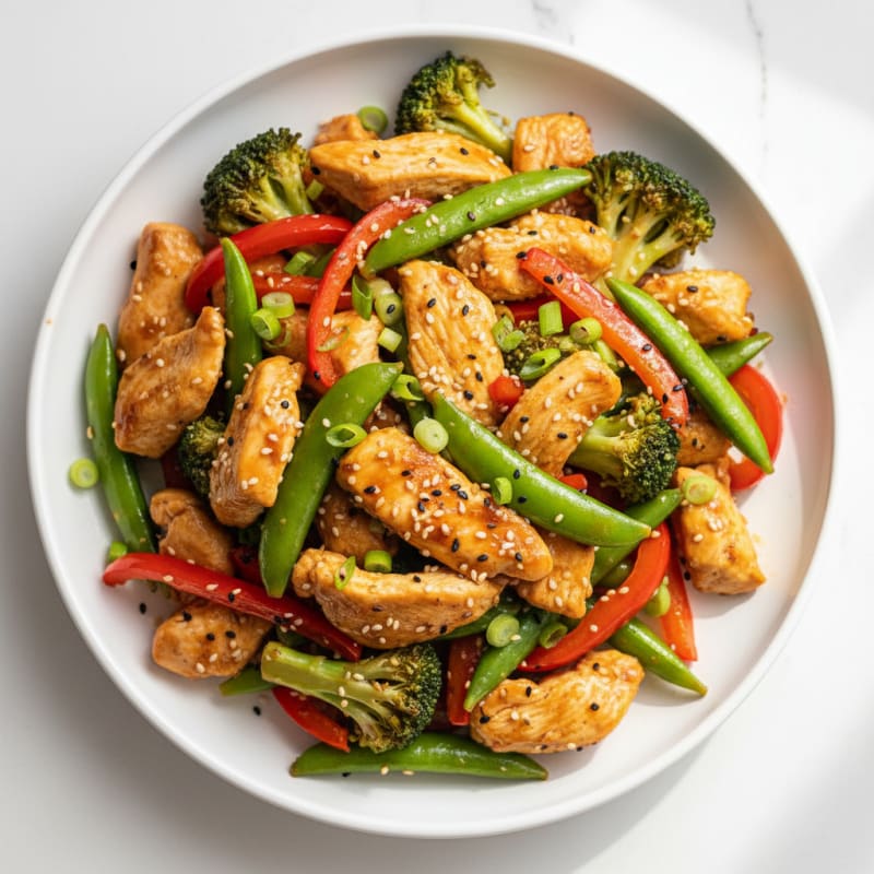 Sesame-Ginger Chicken Stir-Fry