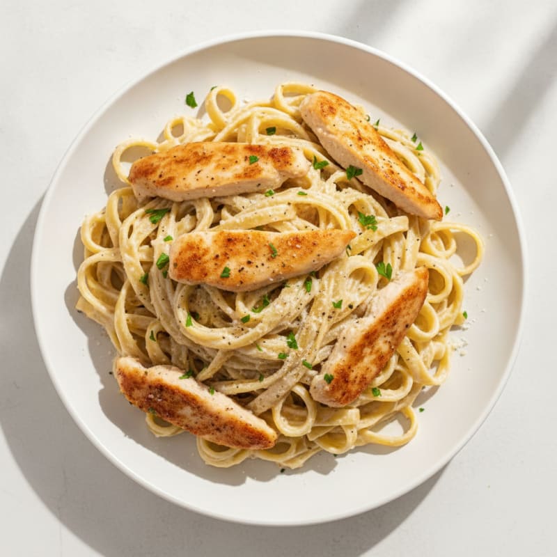Chicken Alfredo Fettuccine Pasta