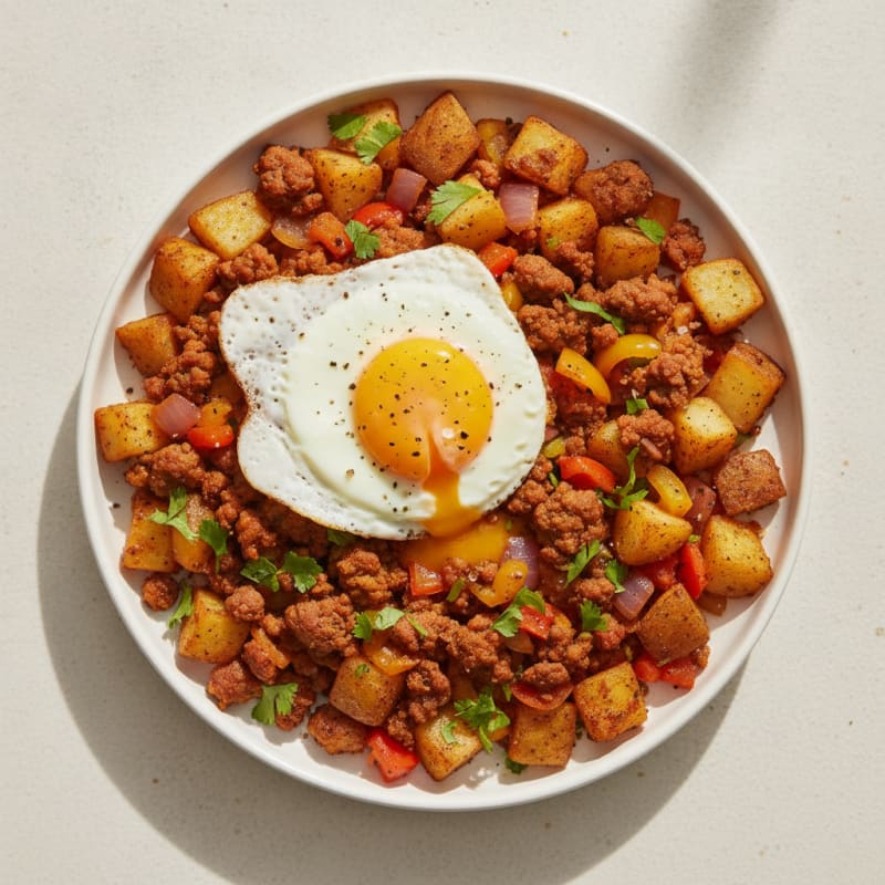 Spicy Chorizo and Potato Hash