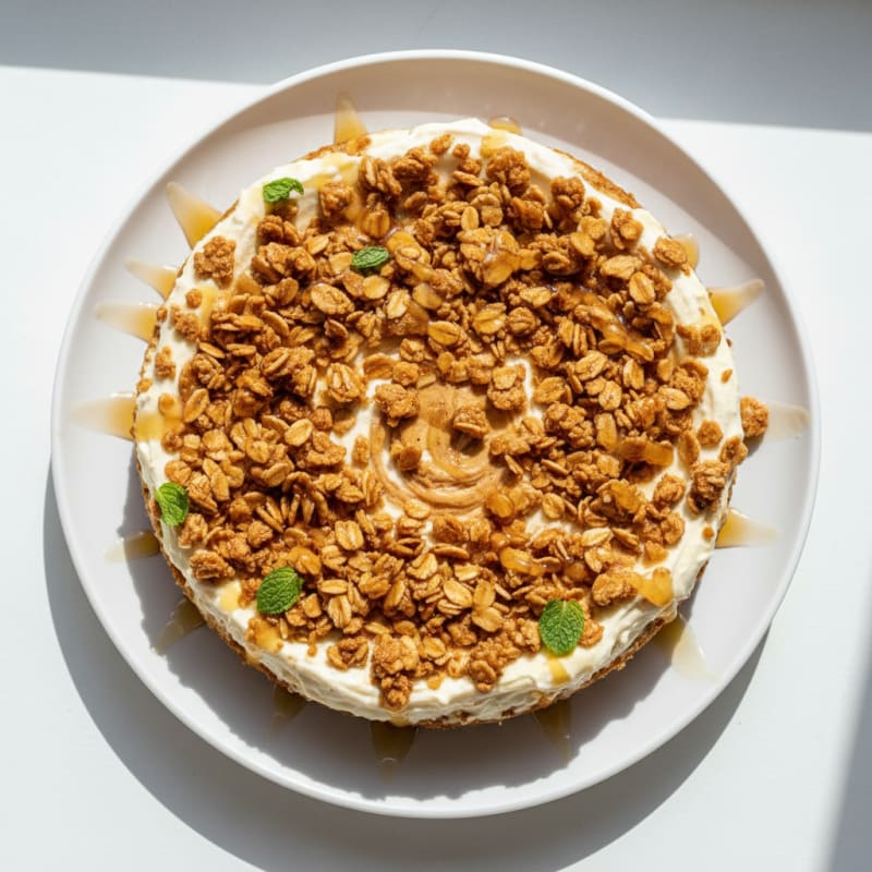 Honey Peanut Butter Protein Cheesecake