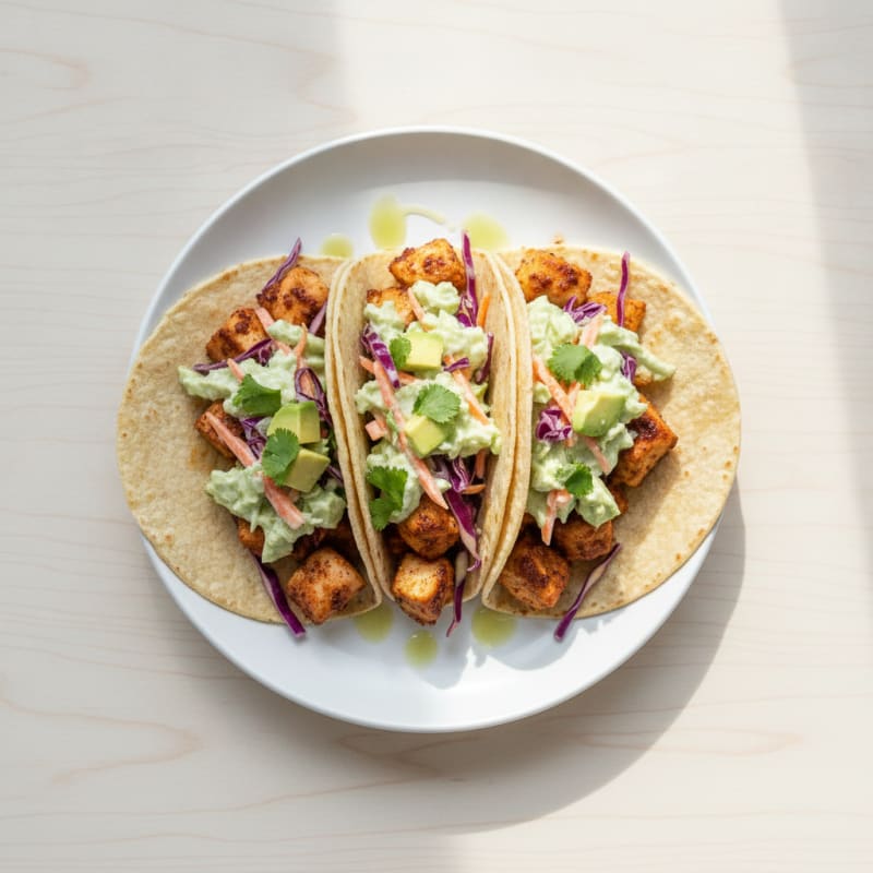 Chili-Lime Chicken Tacos with Slaw