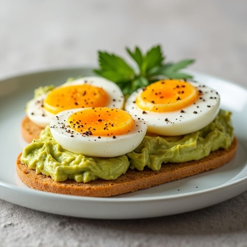 Wasa with Creamy Avocado and Jammy Eggs