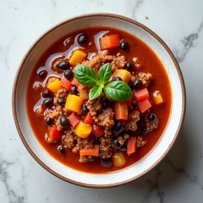Healthy Homestyle Beef and Bean Chili