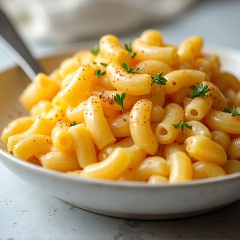 Creamy Baked Cauliflower Mac and Cheese