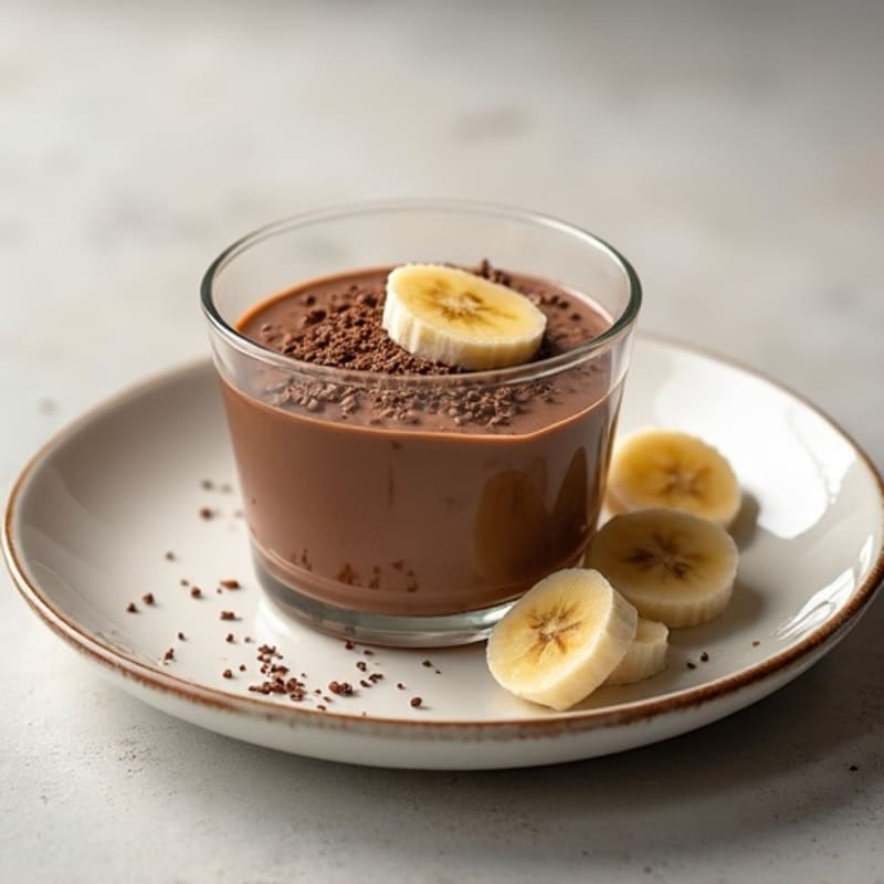 Greek Yogurt Chocolate Pudding with Chia Seeds