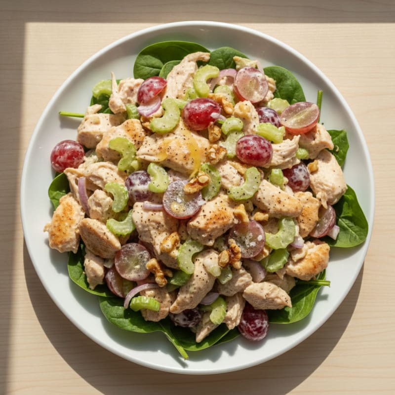 Chicken Salad with Celery and Grapes