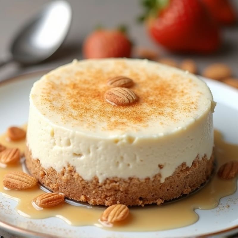 Creamy Greek Yogurt Protein Cheesecake
