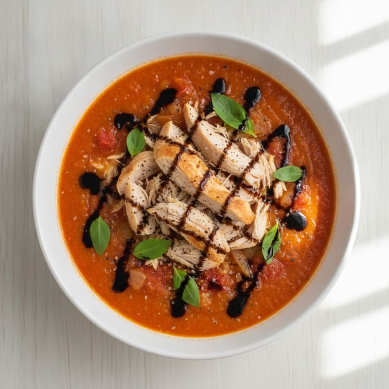 Roasted Tomato Basil Soup