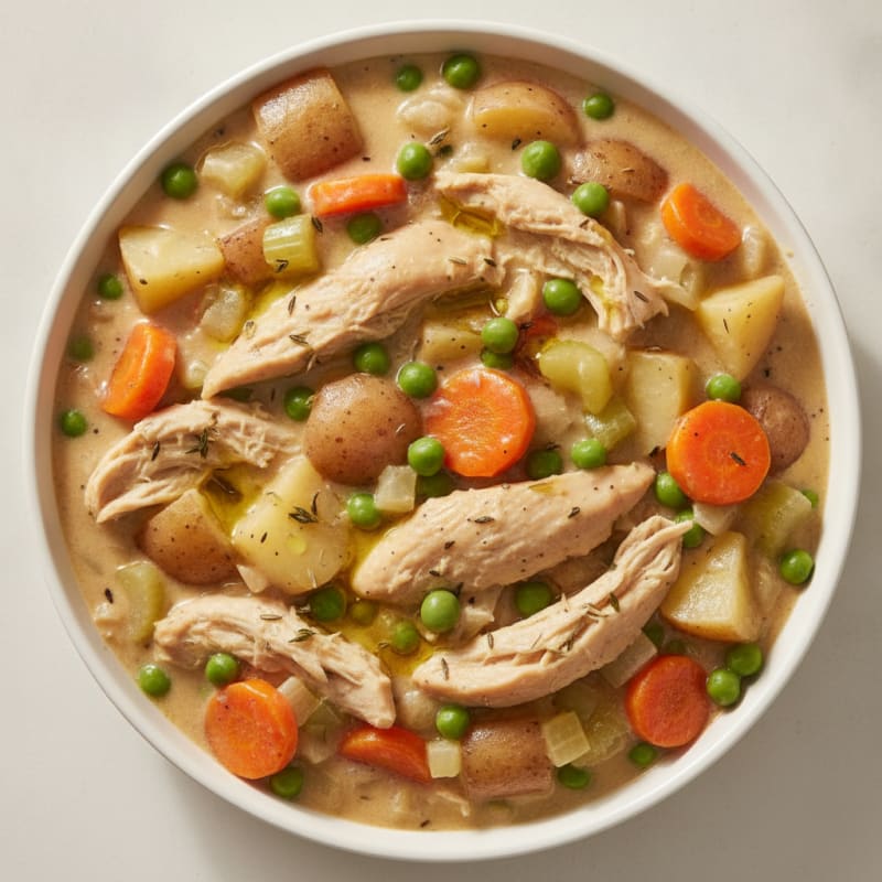 Slow Cooker Herb Chicken Stew