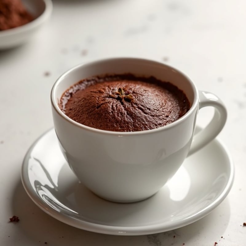 Healthy Chocolate Protein Mug Cake