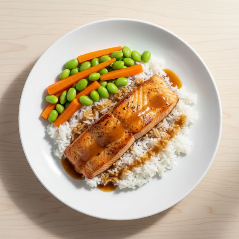 Pan-Seared Salmon with Soy-Ginger Sauce