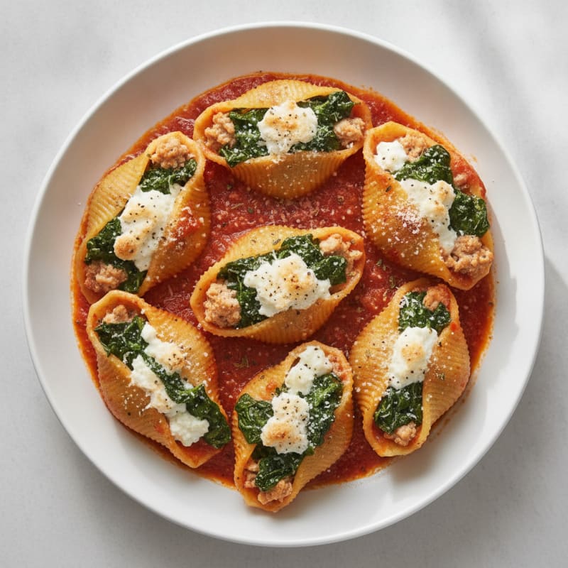 Spinach & Ricotta Stuffed Shells
