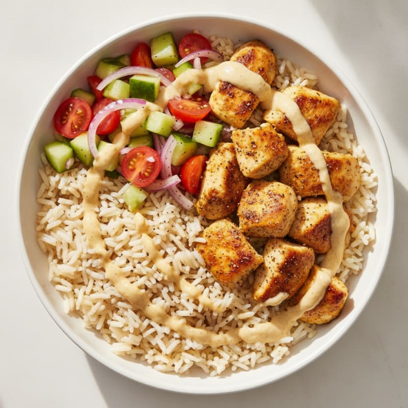 Chicken Shawarma Rice Bowl