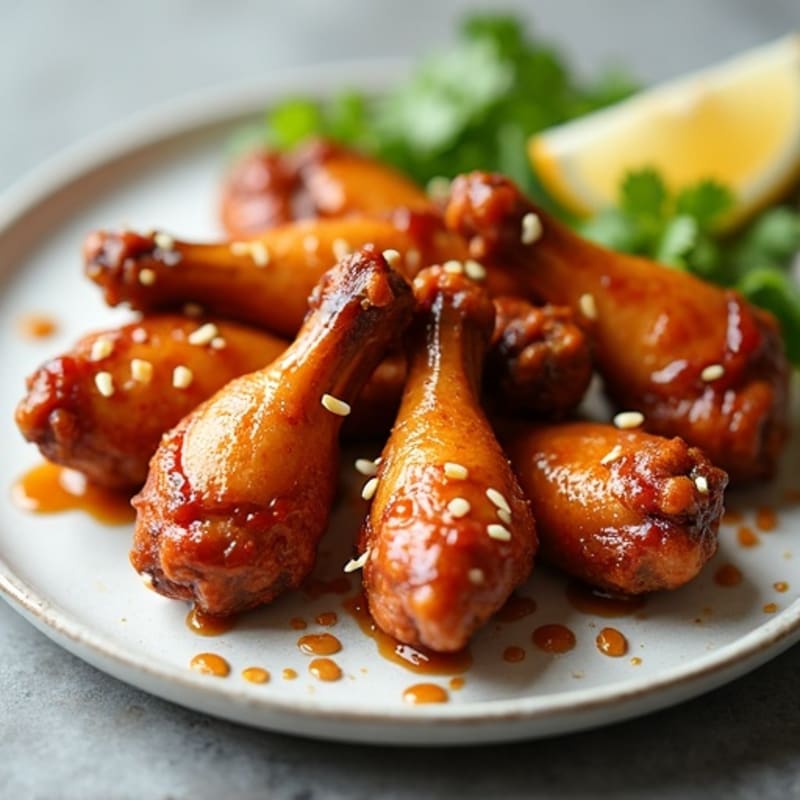 Crispy Honey Glazed Chicken Wings