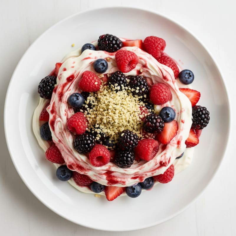 Creamy Greek Yogurt Protein Parfait with Mixed Berries