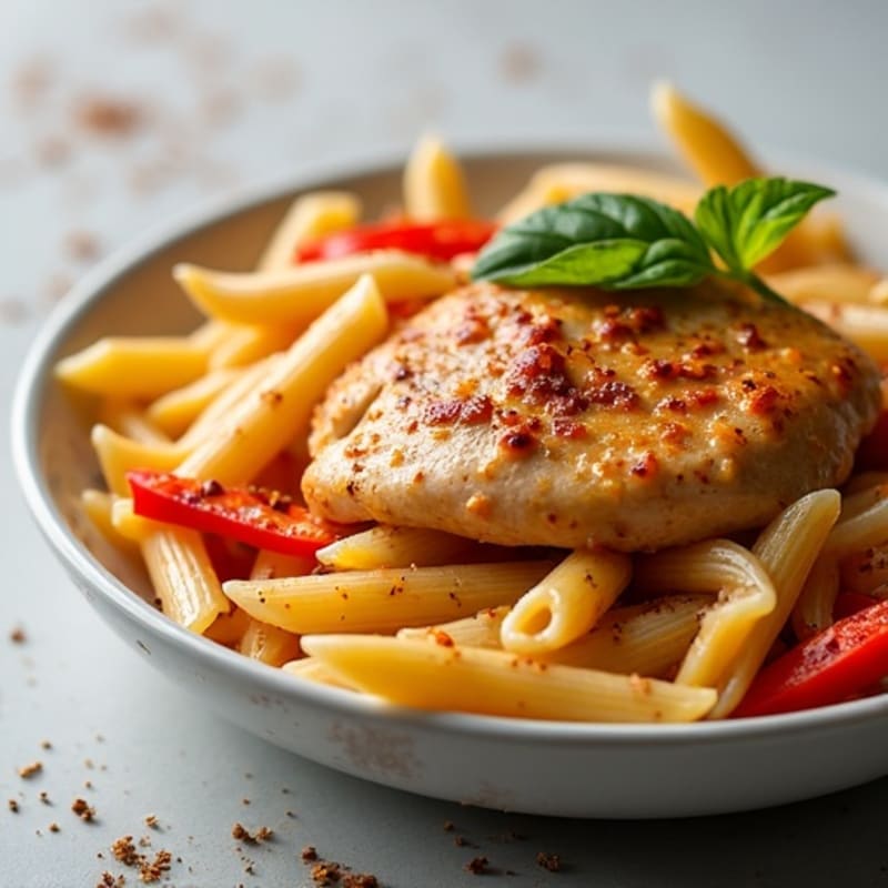 Creamy Cajun Chicken Pasta with Bell Peppers