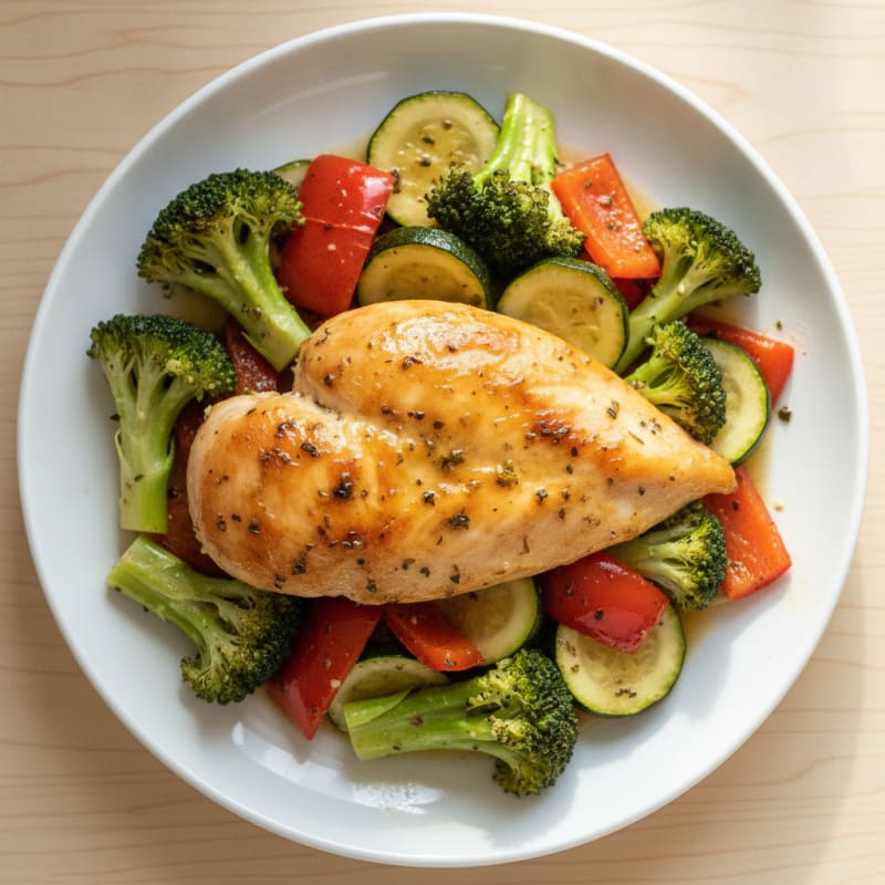 Lemon Herb Chicken and Roasted Vegetables