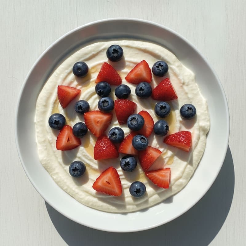 Silky Cottage Cheese Protein Bowl with Fresh Berries