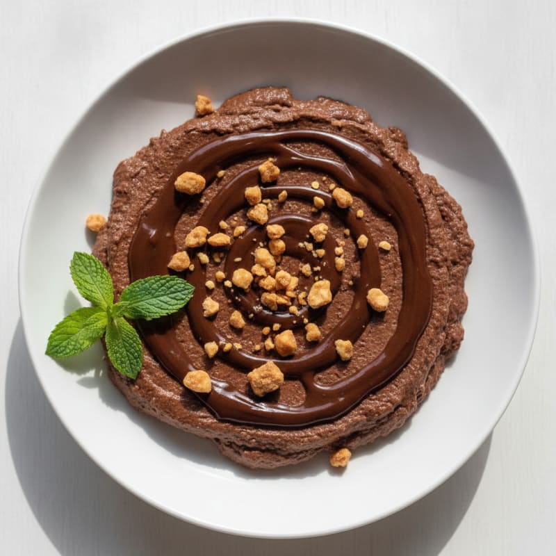 Chocolate Protein Mousse with Silken Tofu and Peanut Butter