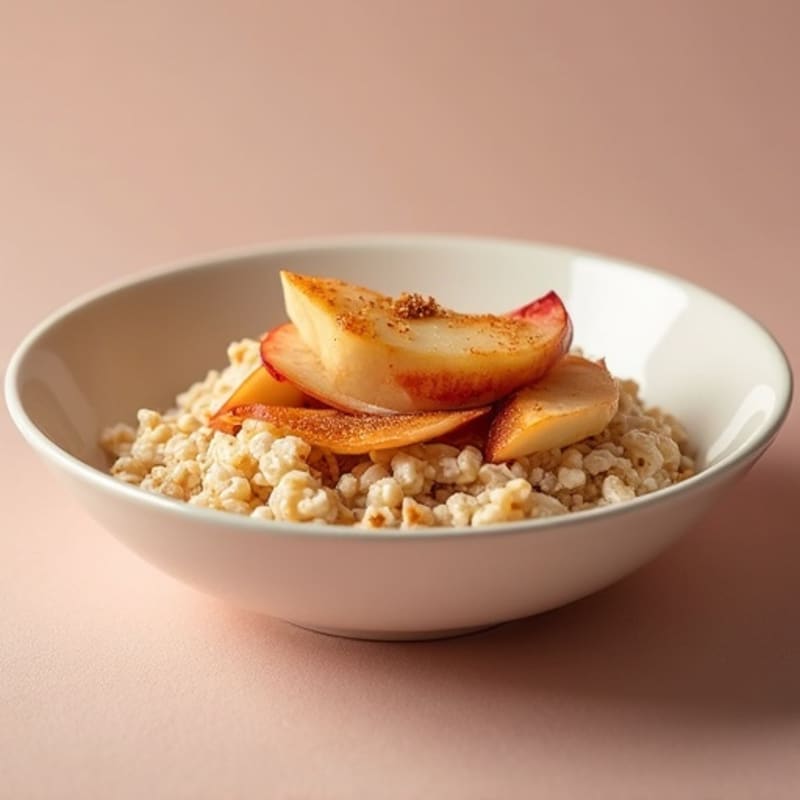 Protein-Packed Apple Cinnamon Steel Cut Oats