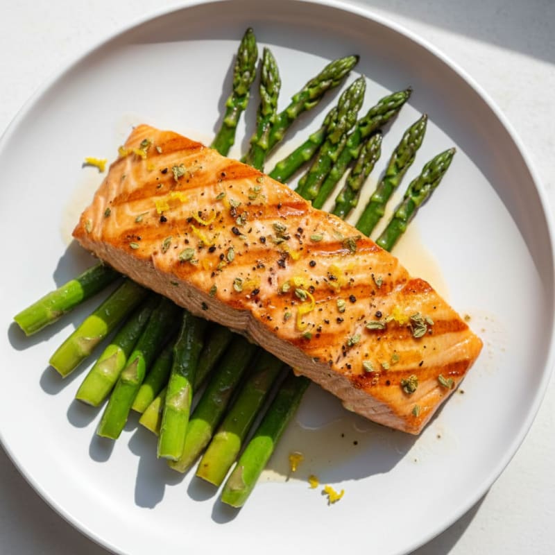 Golden Lemon-Herb Grilled Salmon