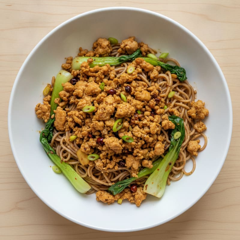 Sichuan Dan Dan Noodles with Chili Oil