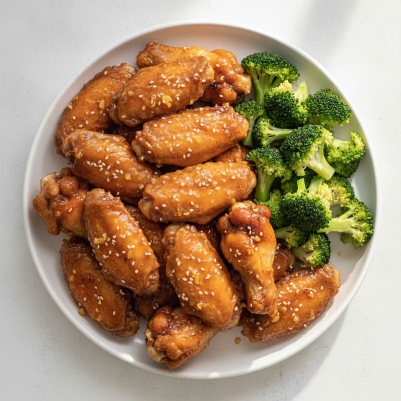 Honey-Garlic Glazed Chicken Wings