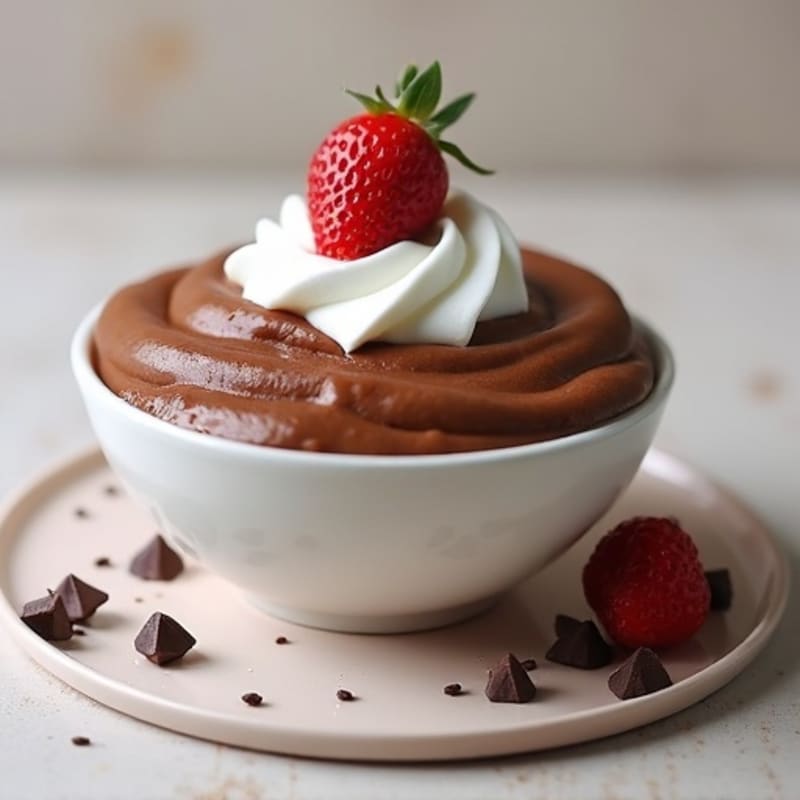Silky Chocolate Protein Pudding