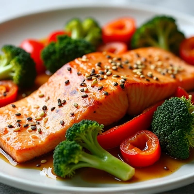 15-Minute Sheet Pan Honey Garlic Salmon