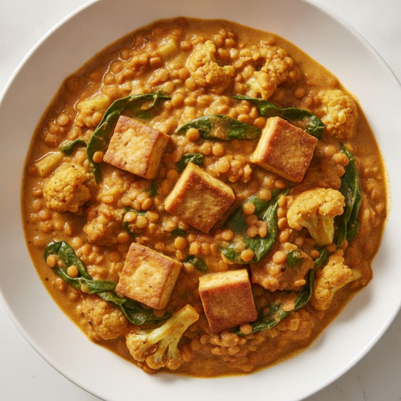 Hearty Lentil and Vegetable Curry