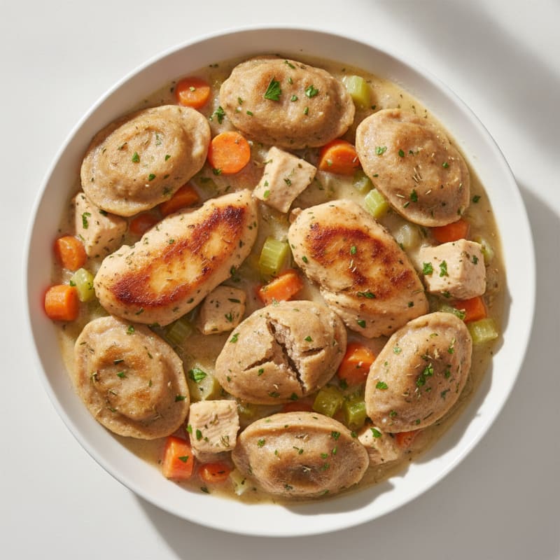 Homestyle Chicken and Herb Dumplings