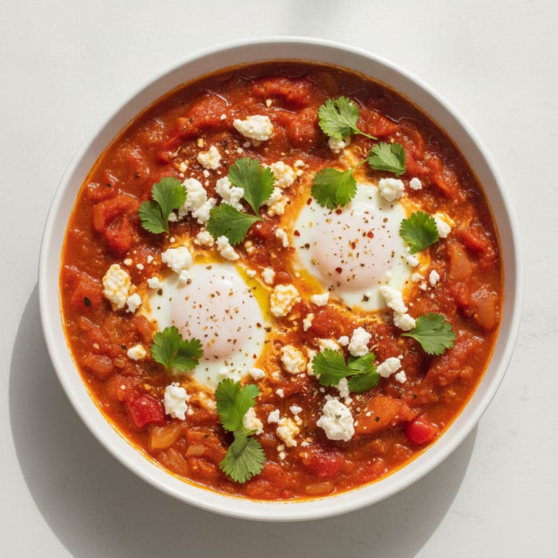Shakshuka with Feta and Herbs