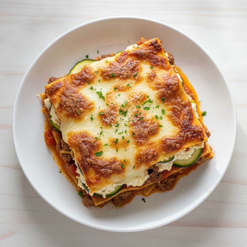 Classic Beef and Ricotta Lasagna Bake