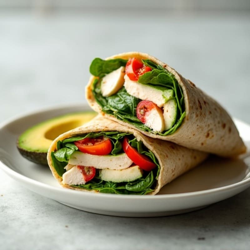 Creamy Turkey Avocado Wrap