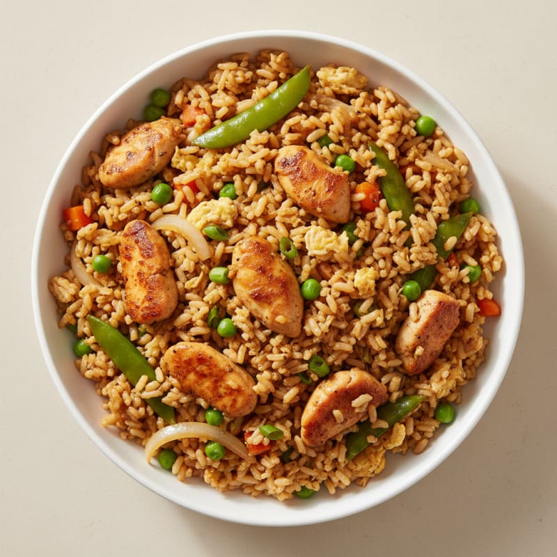 Savory Chicken and Vegetable Fried Rice