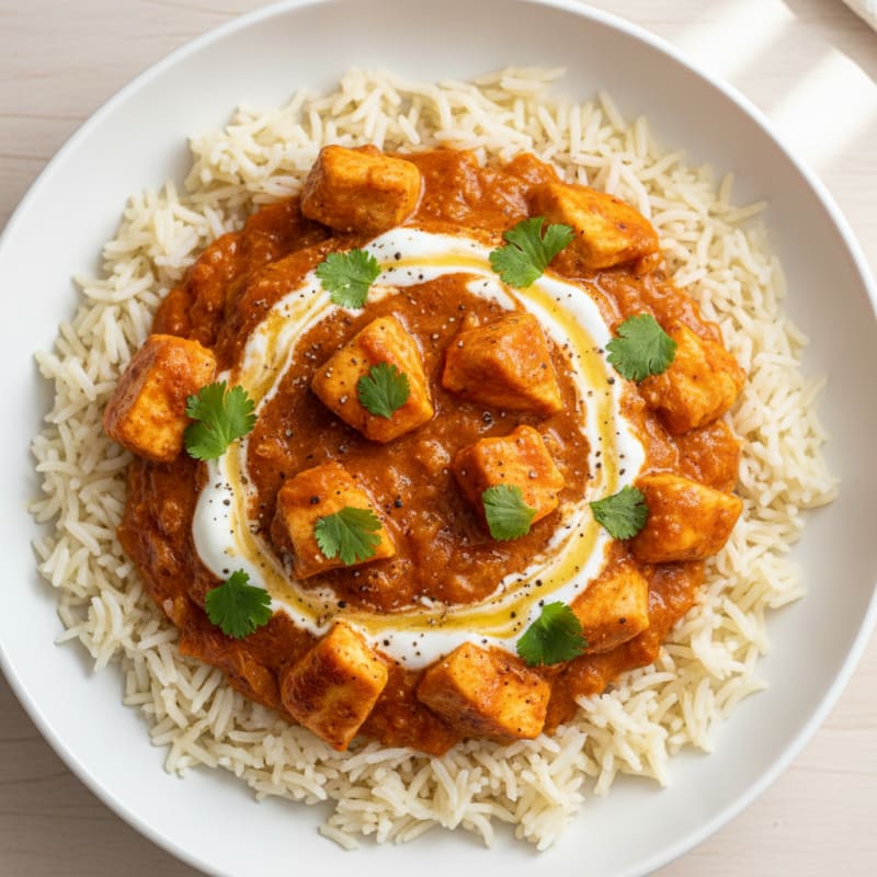 Spiced Butter Chicken with Basmati Rice