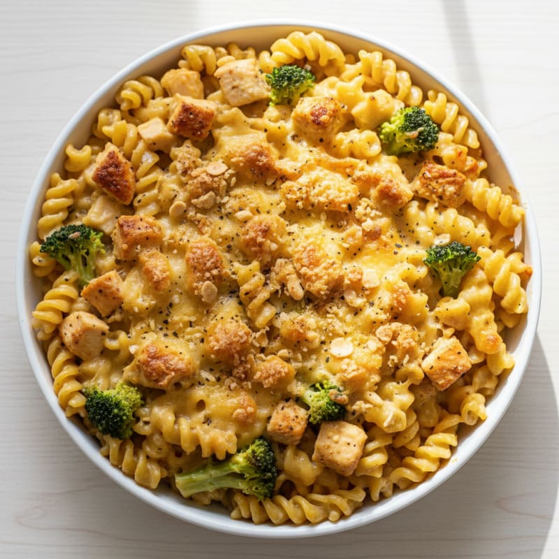 Protein-Packed Baked Macaroni and Cheese
