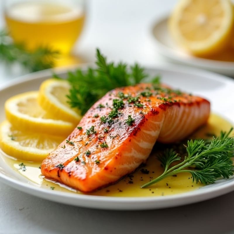 Lemon Herb Grilled Salmon