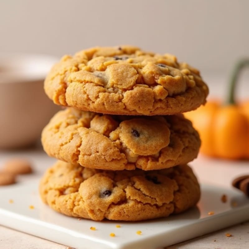 Soft-Baked Almond Flour Pumpkin Spice Cookies