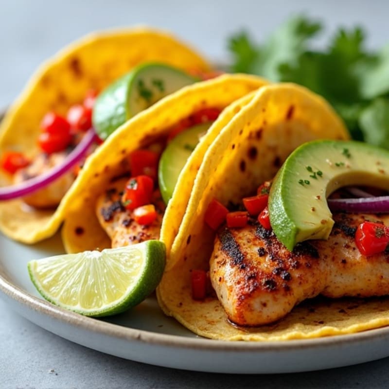 Crispy Sheet Pan Chicken Tacos