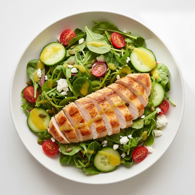 Vibrant Garden Green Salad